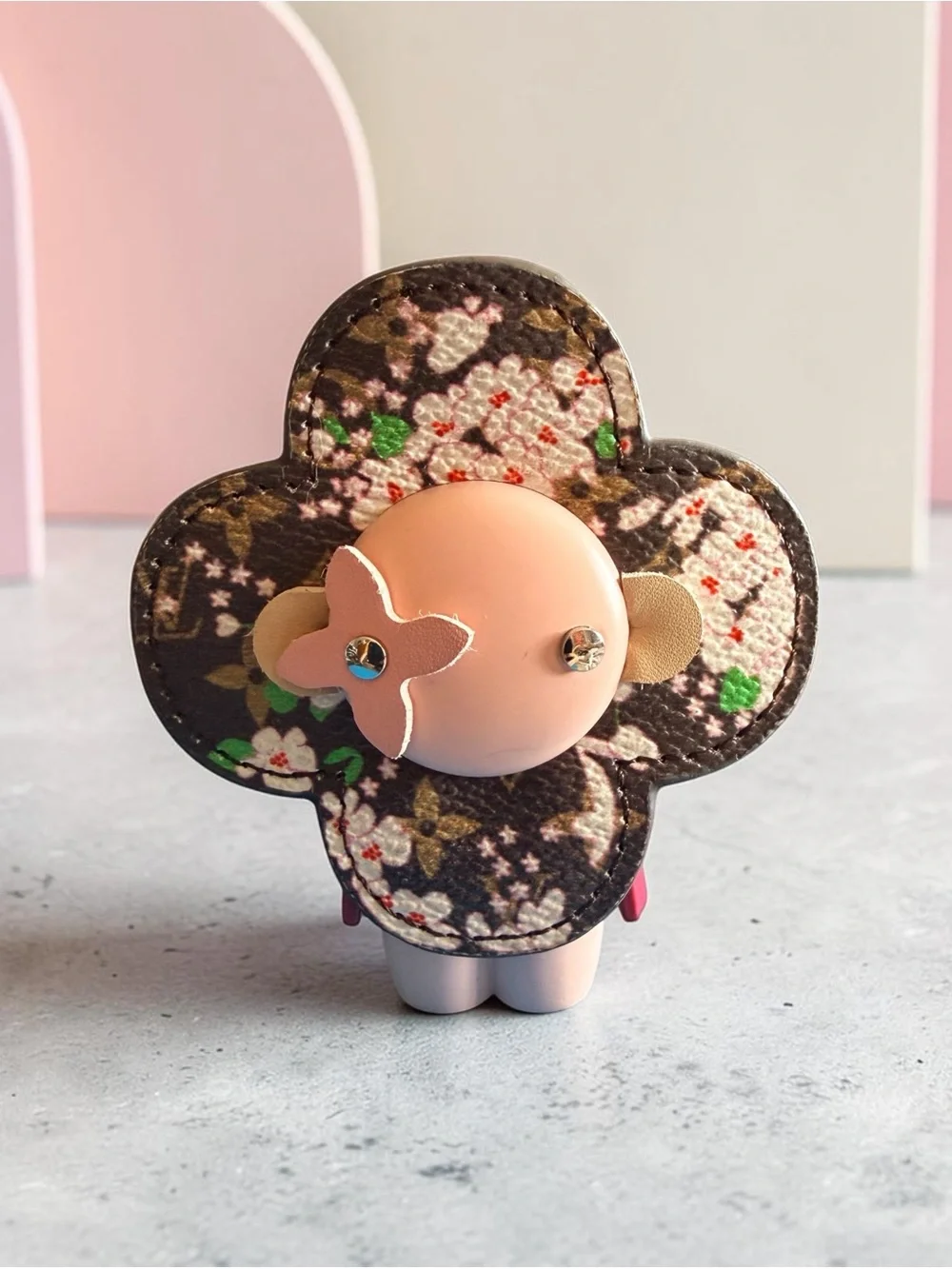 Removable Flower doll key chain -